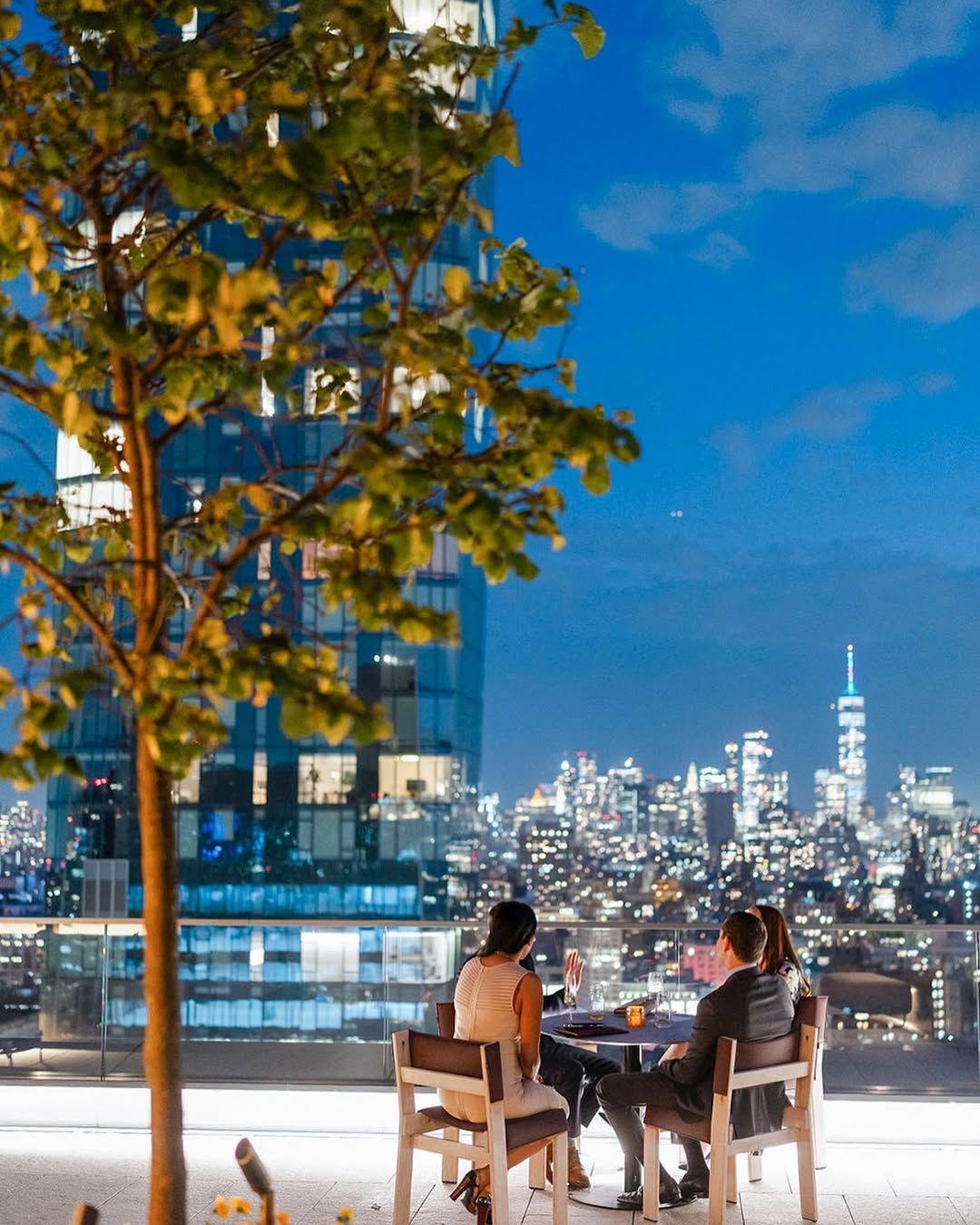 Enjoy panoramic views of Manhattan from this rooftop event space at Le Jardin sur Madison.